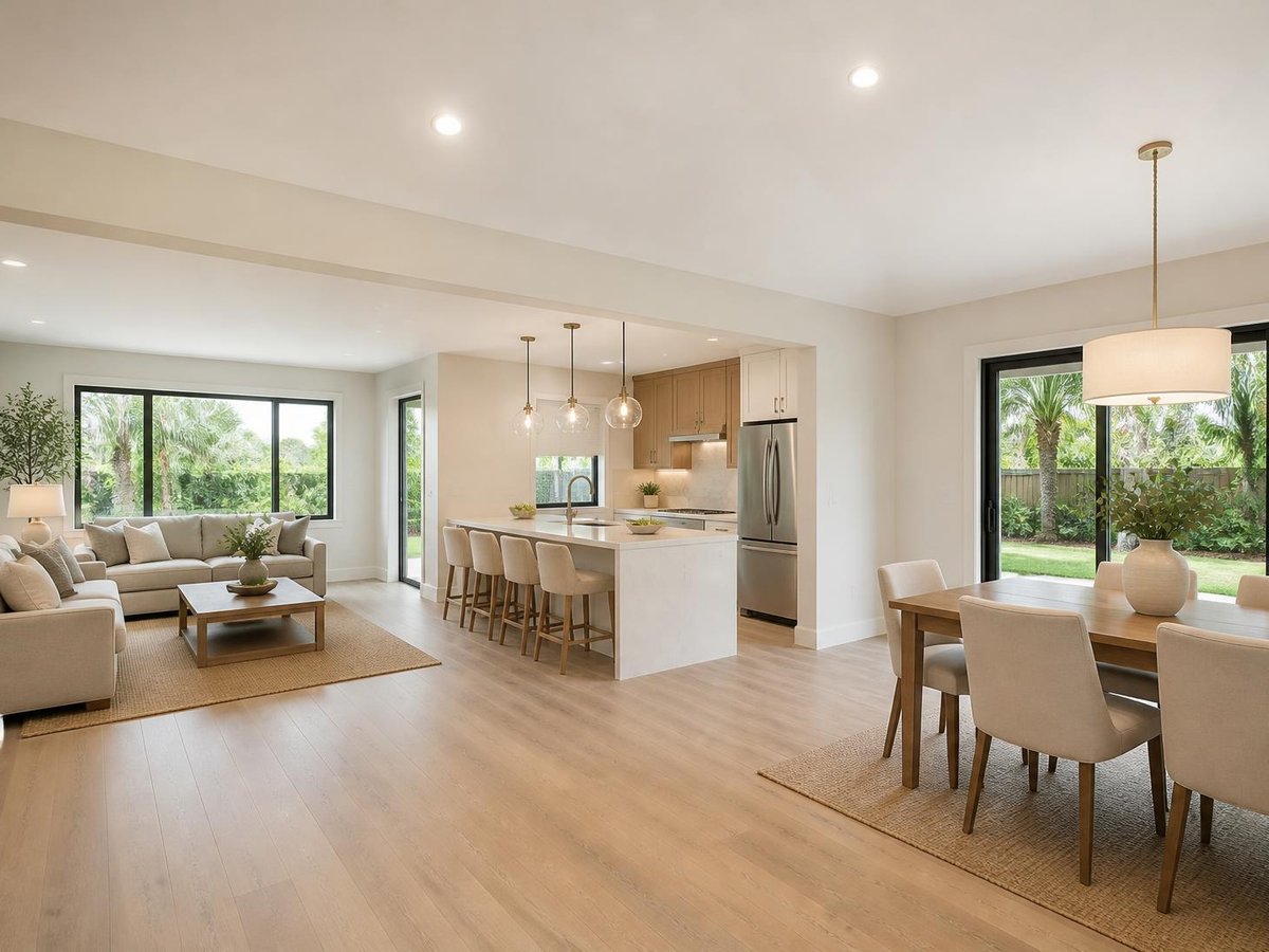 After: Fort Lauderdale 1972 ranch